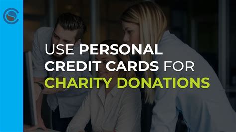 credit card for charity organization.